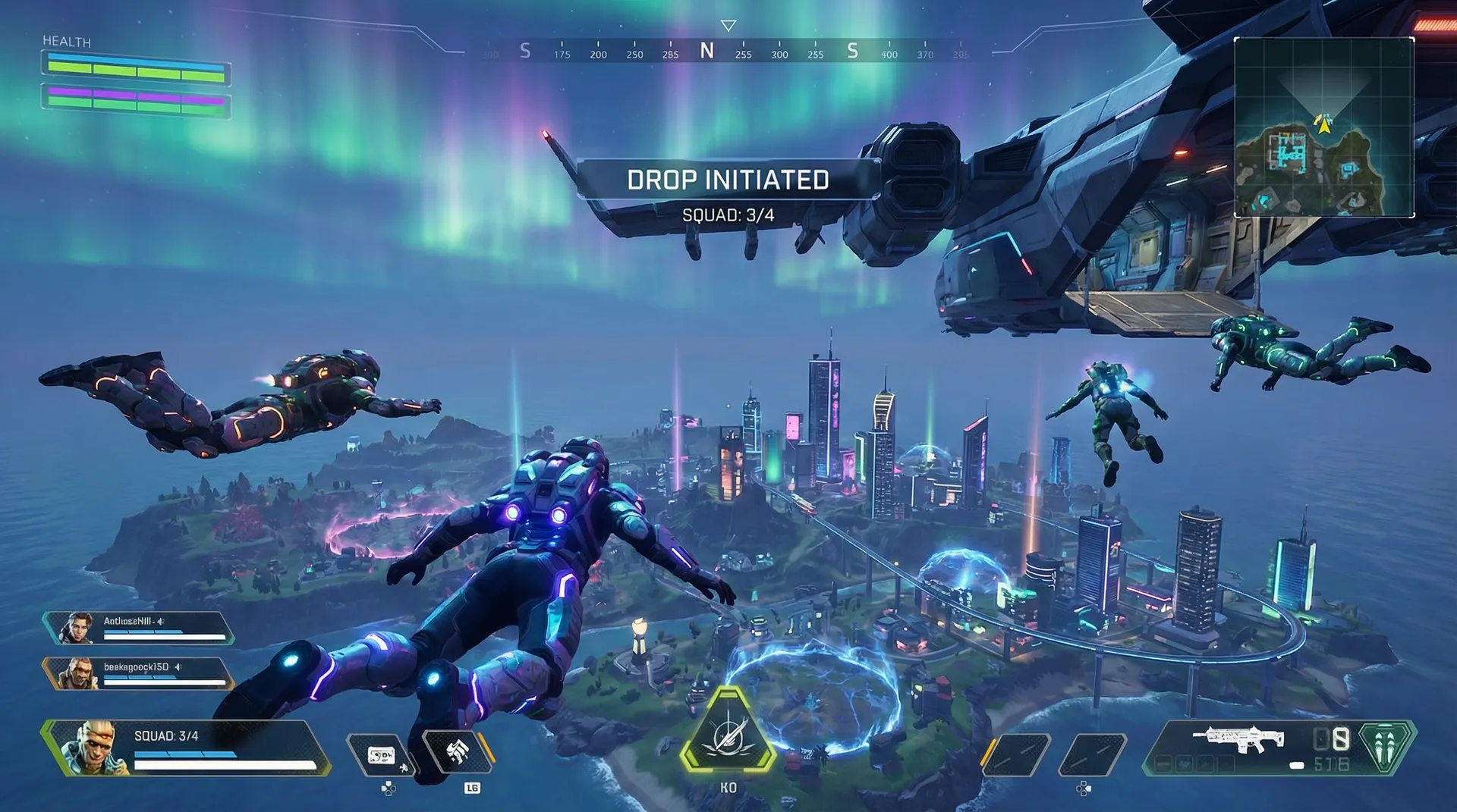 大逃杀游戏空降瞬间 - 雷火电竞 精彩操作